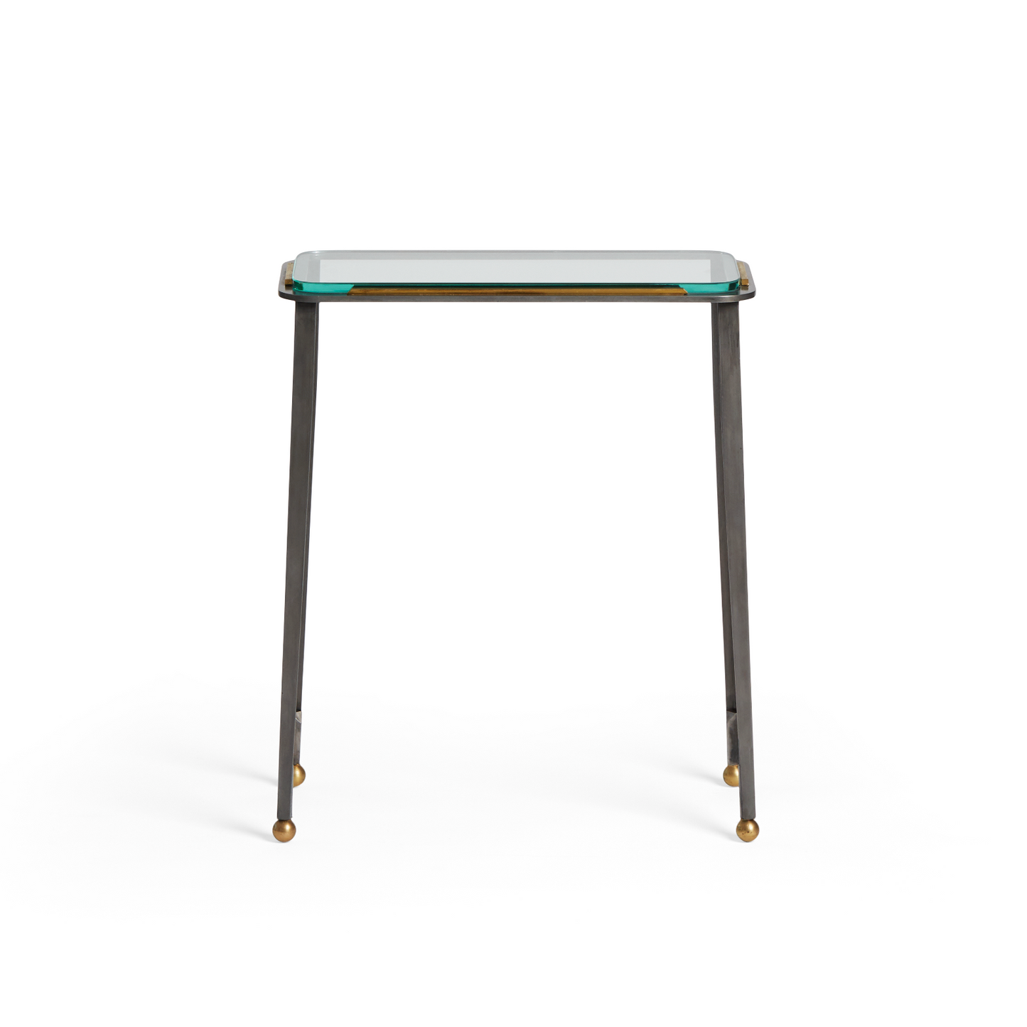 Dark Slate Gray Glass Top Rectangle Drinks Table Joseph Stannard
