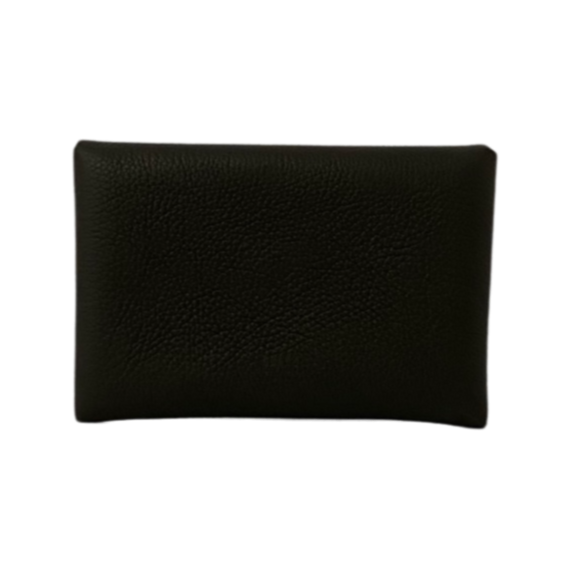 Black Envelope Clutch - Black Leitz Leather