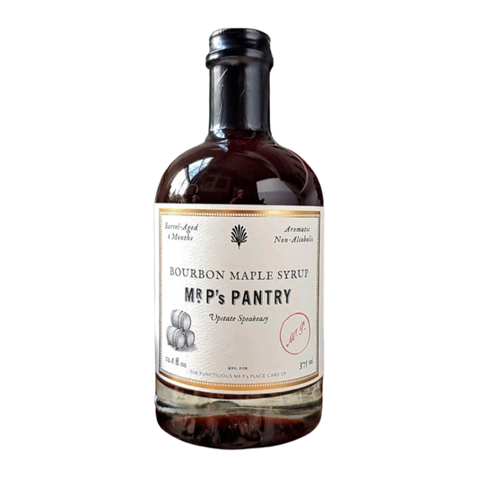 Black Bourbon Maple Syrup Mr. P's Place Card Co.