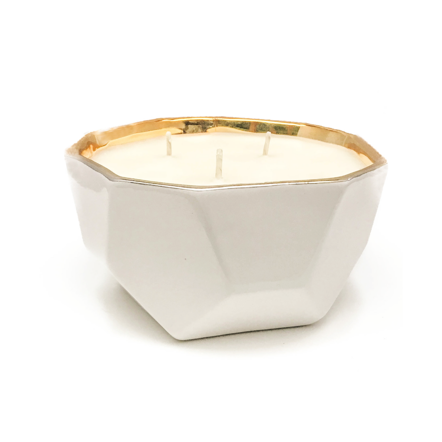 Light Gray Penta Candle MSHUMAA