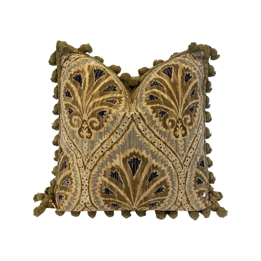 Bukhara Turkish Chenille Schumacher Pillow