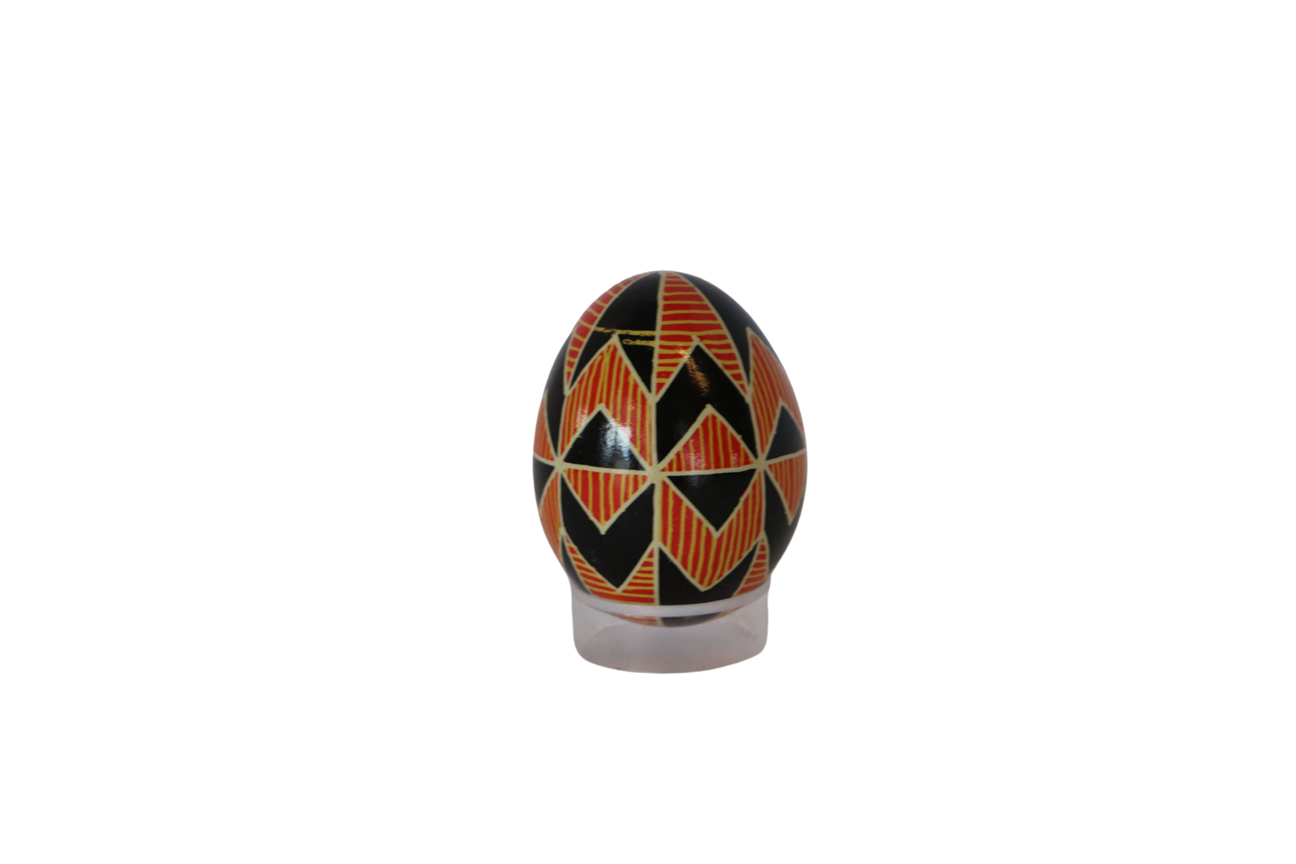 SCARLET ROSE BLOWN CHICKEN EGGSHELL