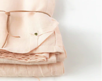 Antique White Linen Tablecloth - Nude Celina Mancurti
