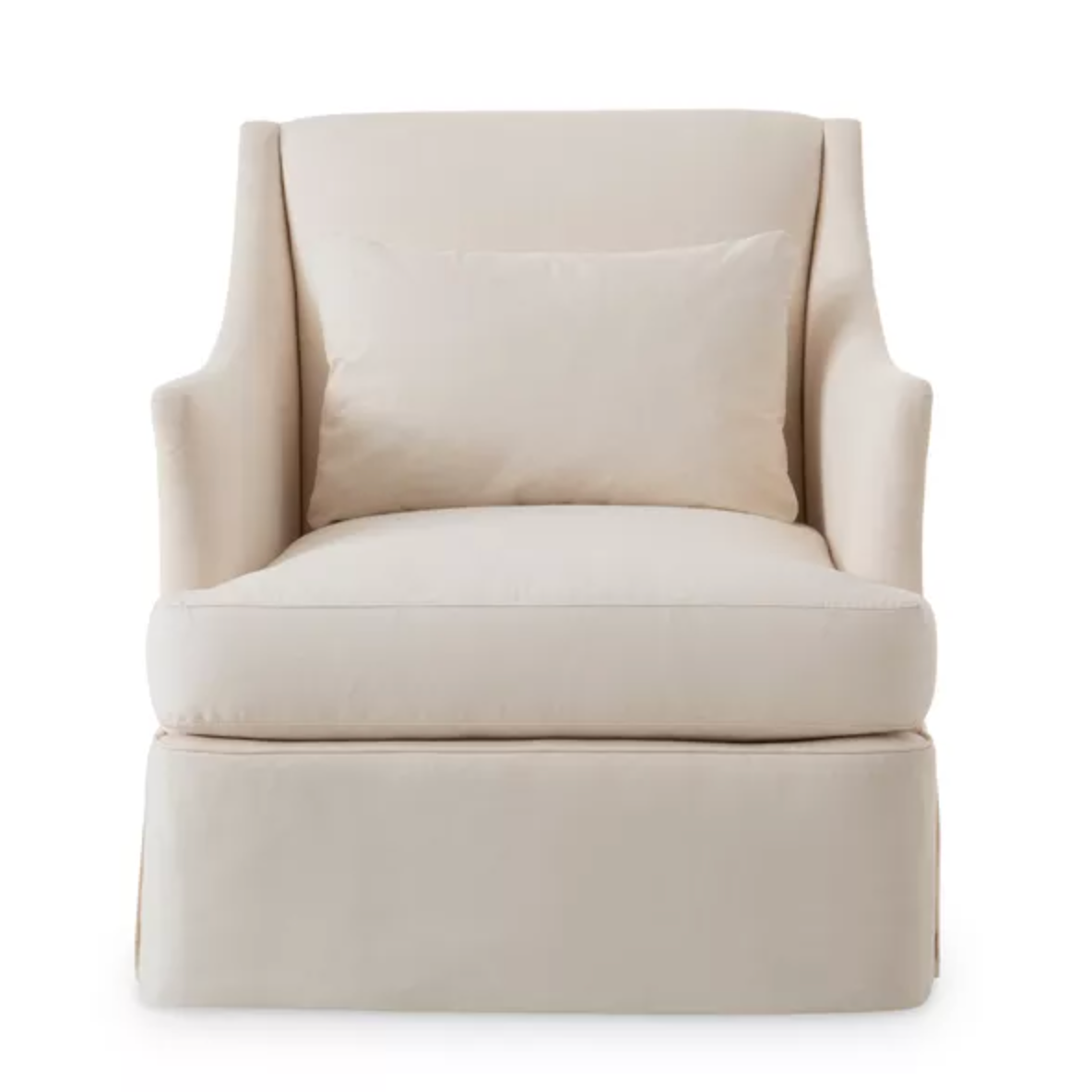 Gray Bowen Chair in Natural Linen Bunny Williams Home