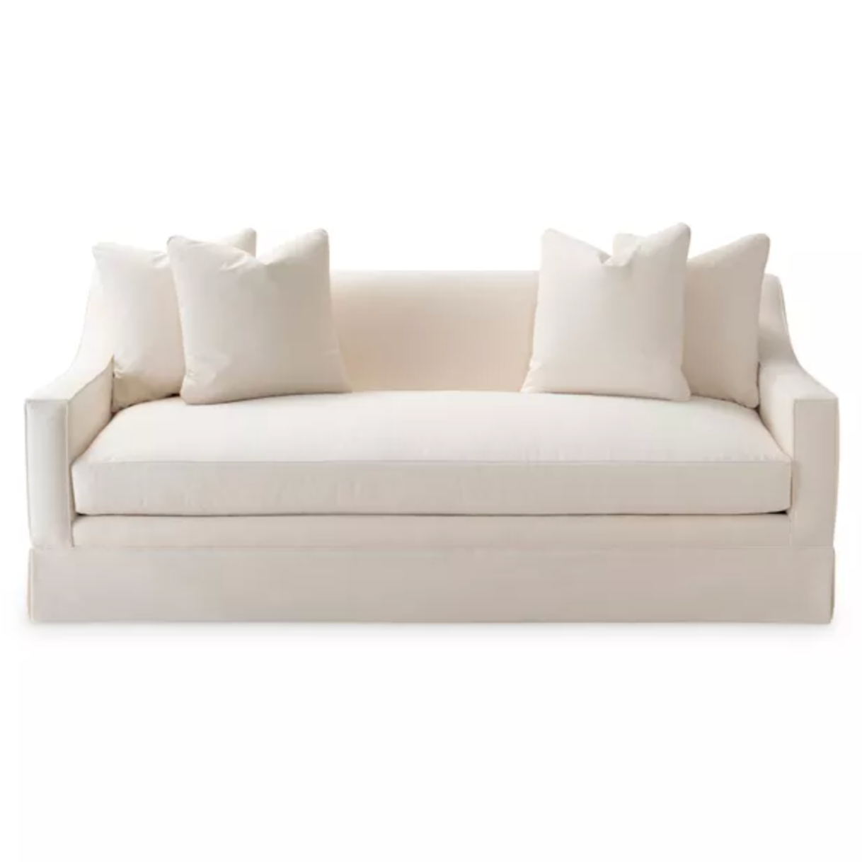 Light Gray Grant Sofa in Natural Linen Bunny Williams Home