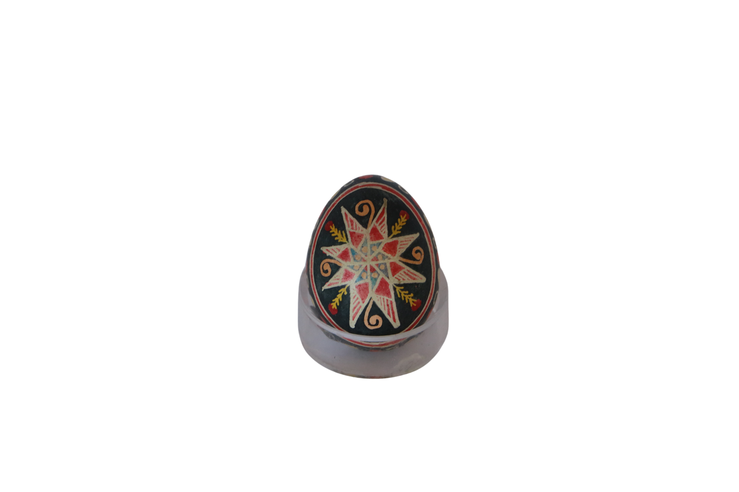 STAR AND PUSSYWILLOW BLOWN QUAIL EGGSHELL