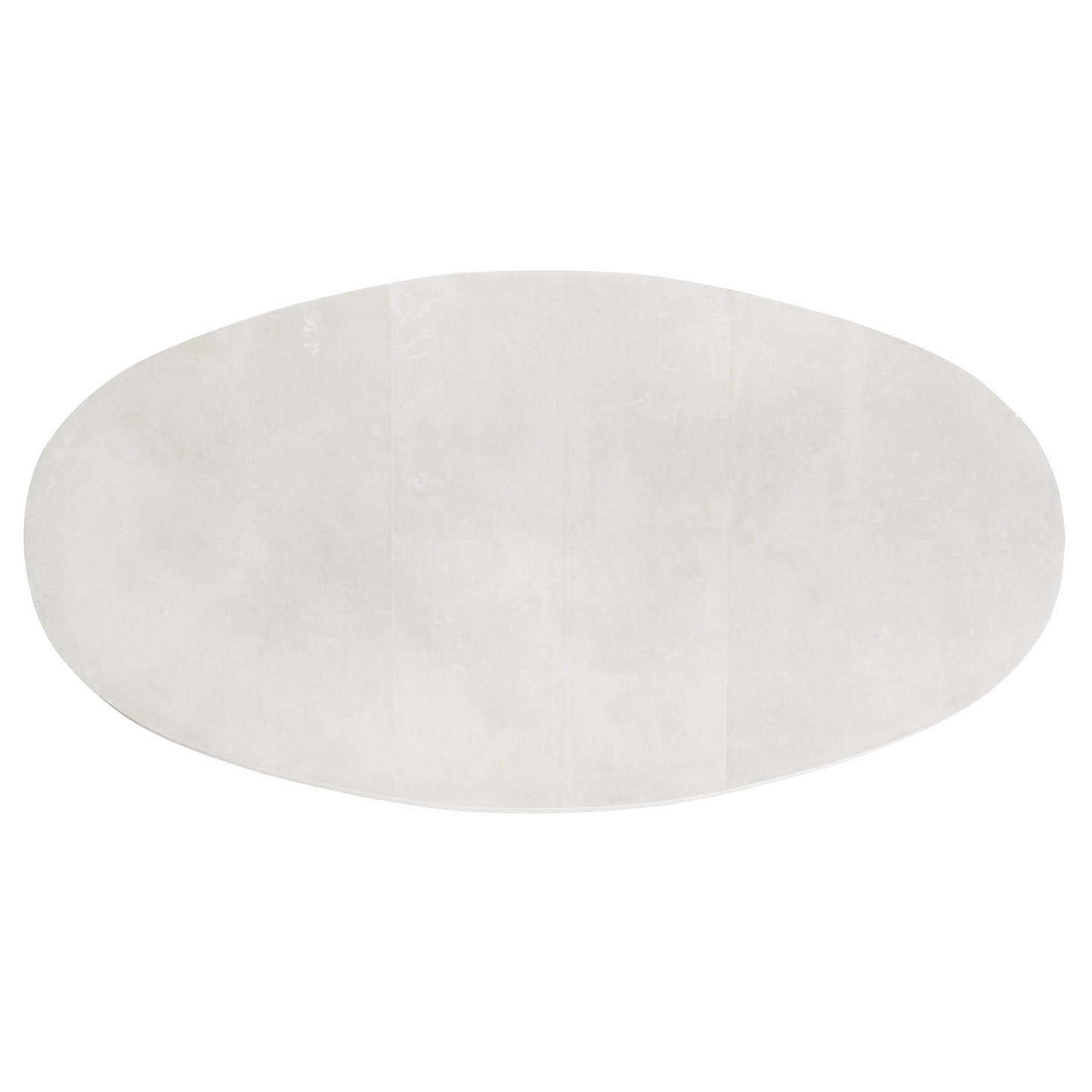 Light Gray Leather Top Table Steel Base York Street