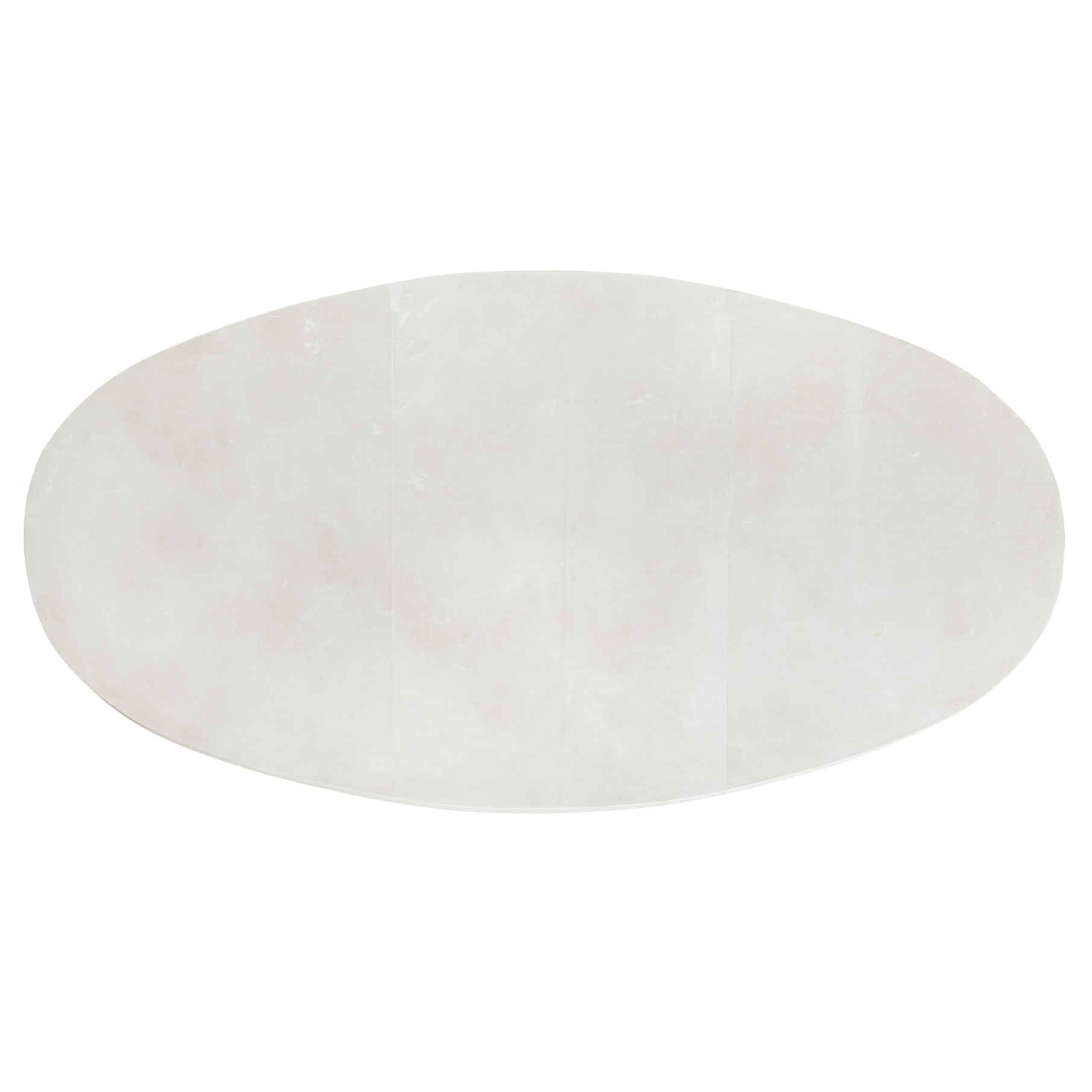 Light Gray Leather Top Table Steel Base York Street