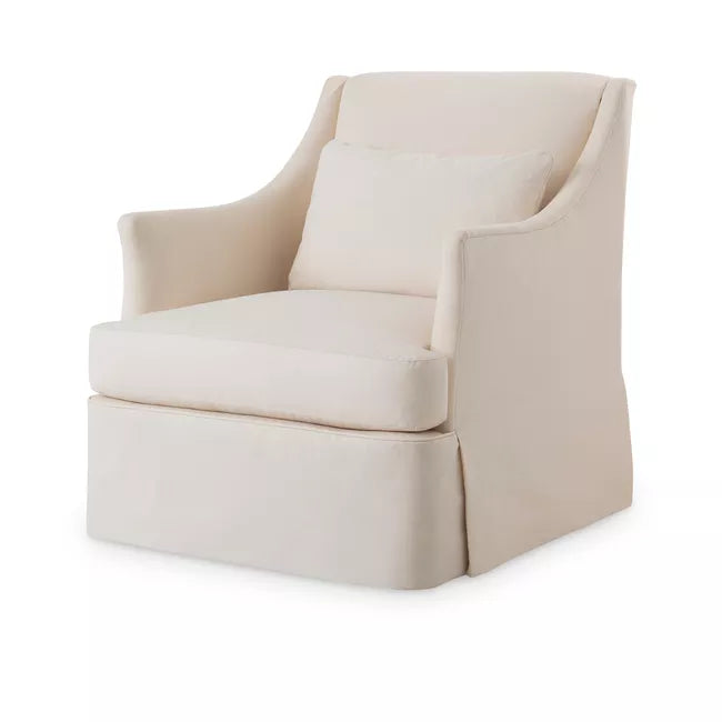 Natural best sale linen chair