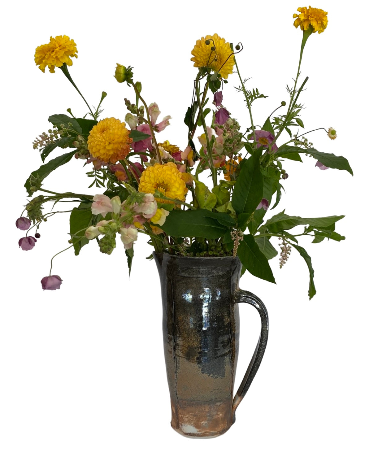 Dark Olive Green Metallic Sienna Pitcher Daniel Bellow