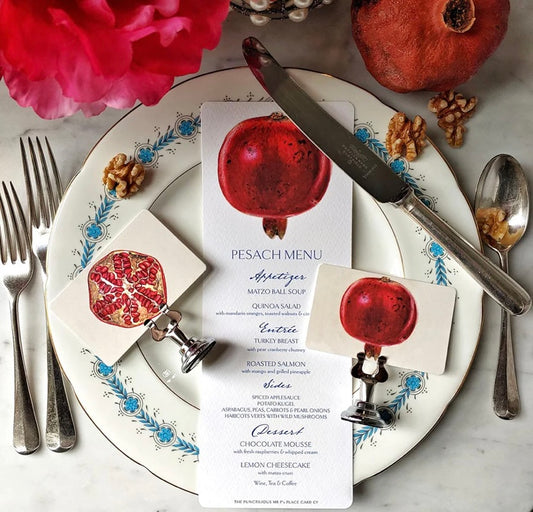 Mr P’s Pomegranate Place Card