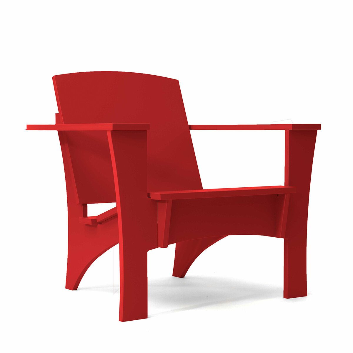 kapre aritmetik sum F2.5 Outdoor Lounge Chair - Red – 100 Main