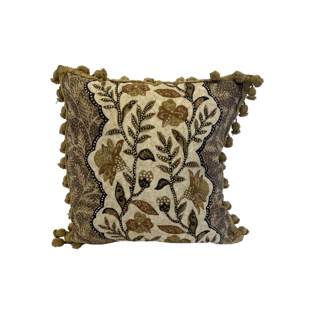 Bosphorus Batik Linen Pillow