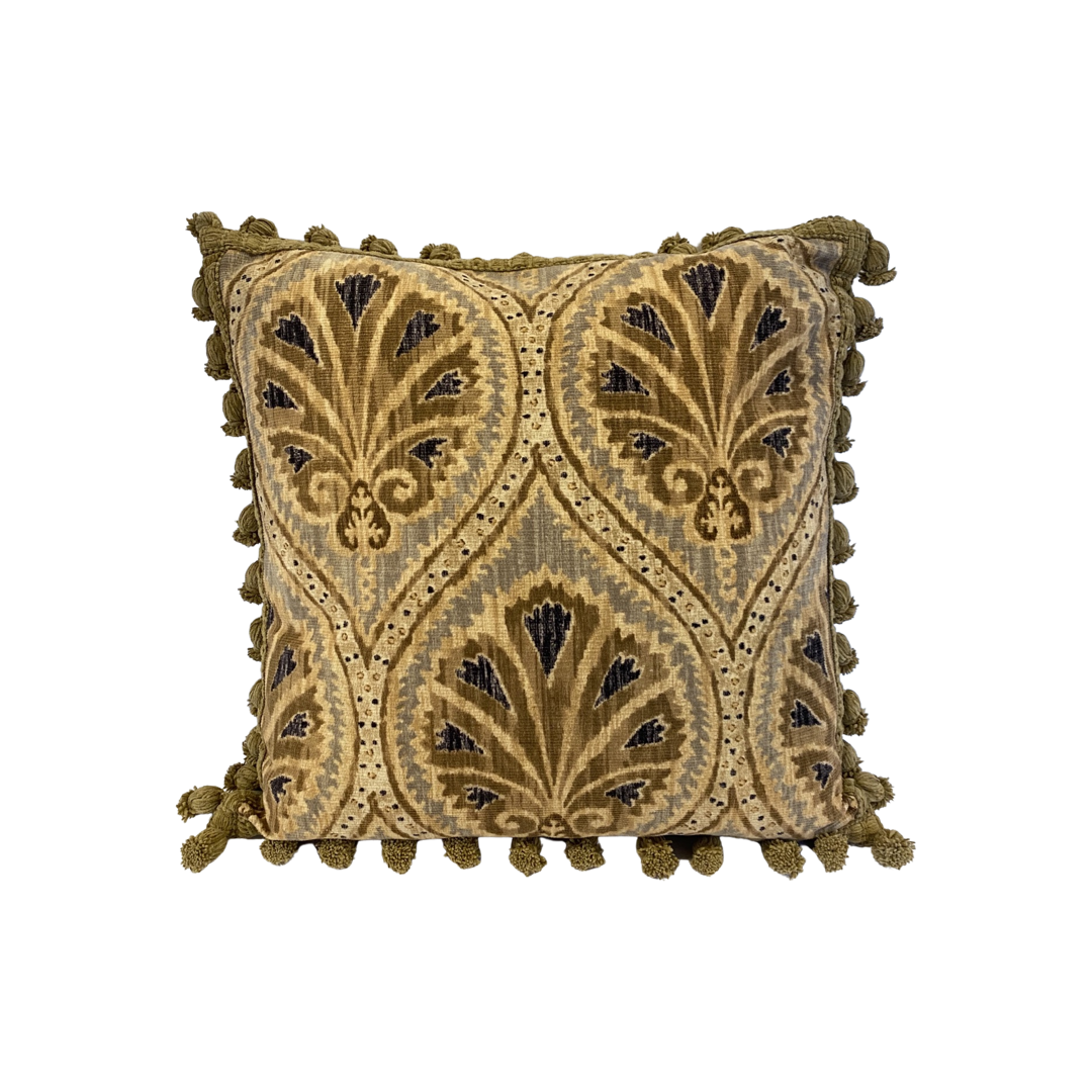 Bukhara Turkish Chenille Schumacher Pillow