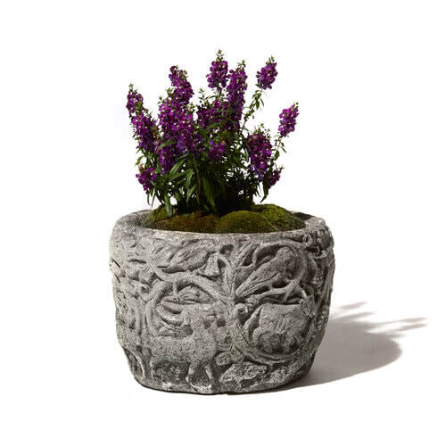 Dark Slate Gray Pastoral Tapestry Pot Pennoyer Newman
