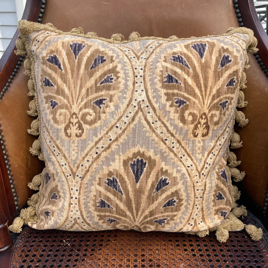 Bukhara Turkish Chenille Schumacher Pillow