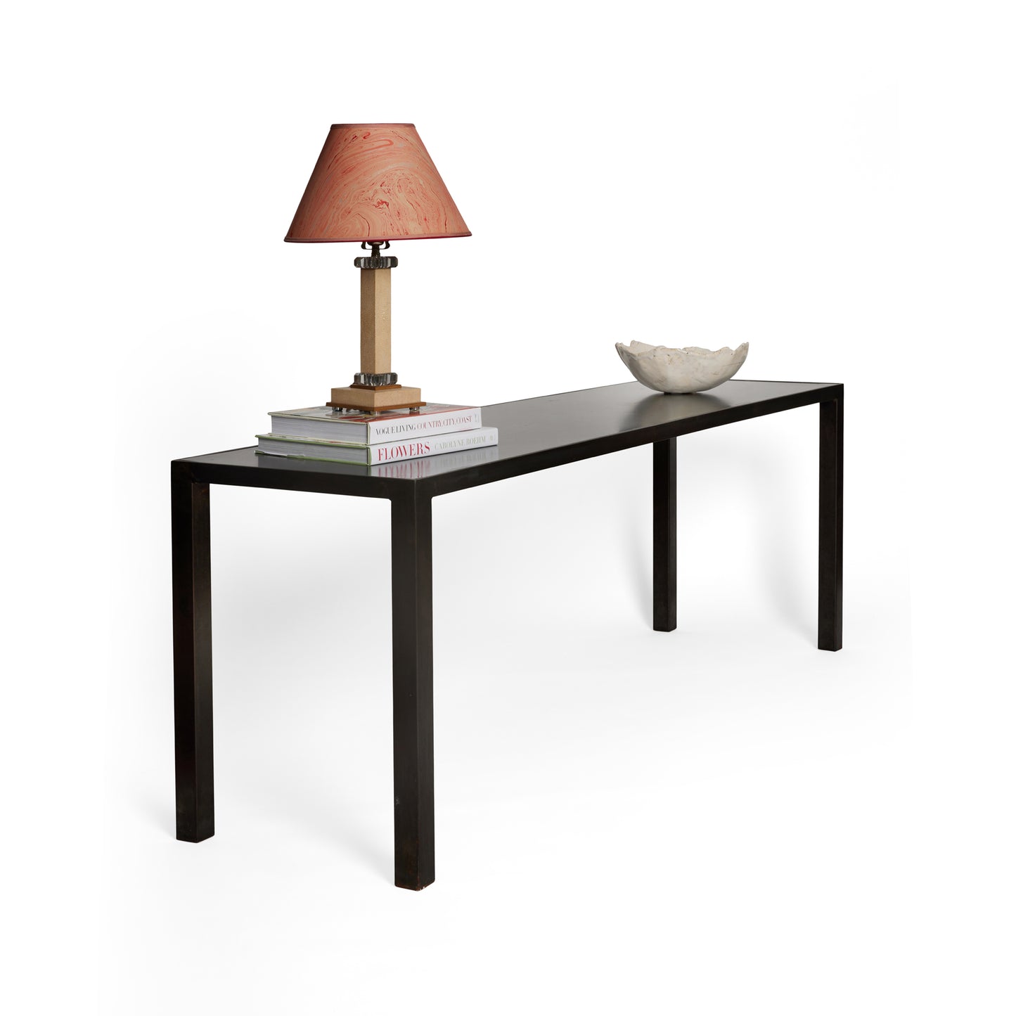 Black Steel Sofa Console Tim Jones
