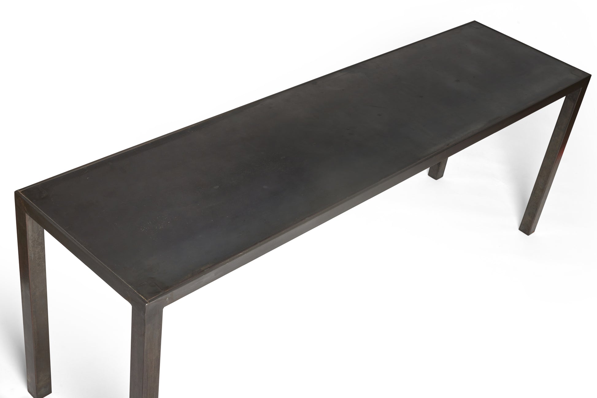 Dark Slate Gray Steel Sofa Console Tim Jones