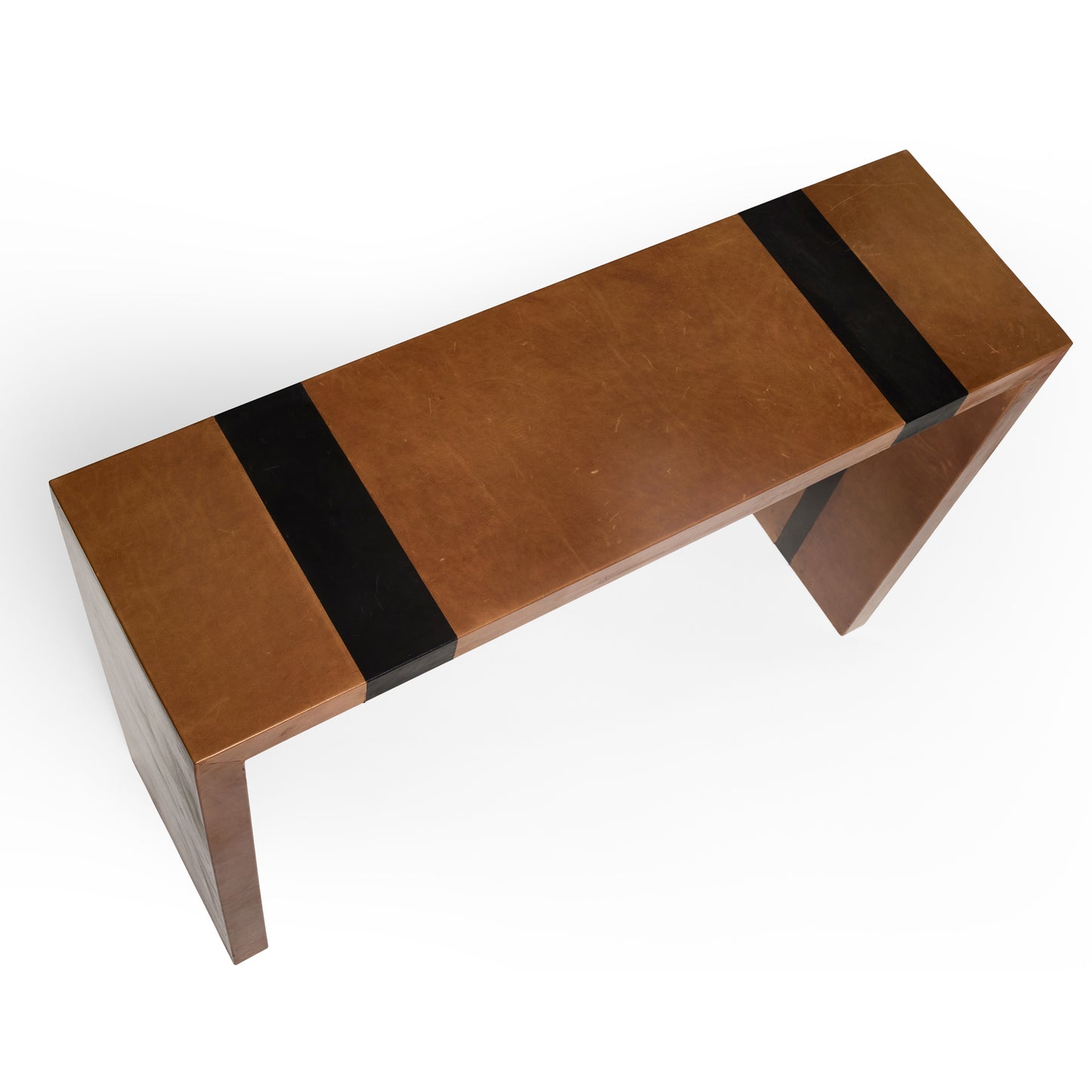 Saddle Brown Studio Leather Console York Street