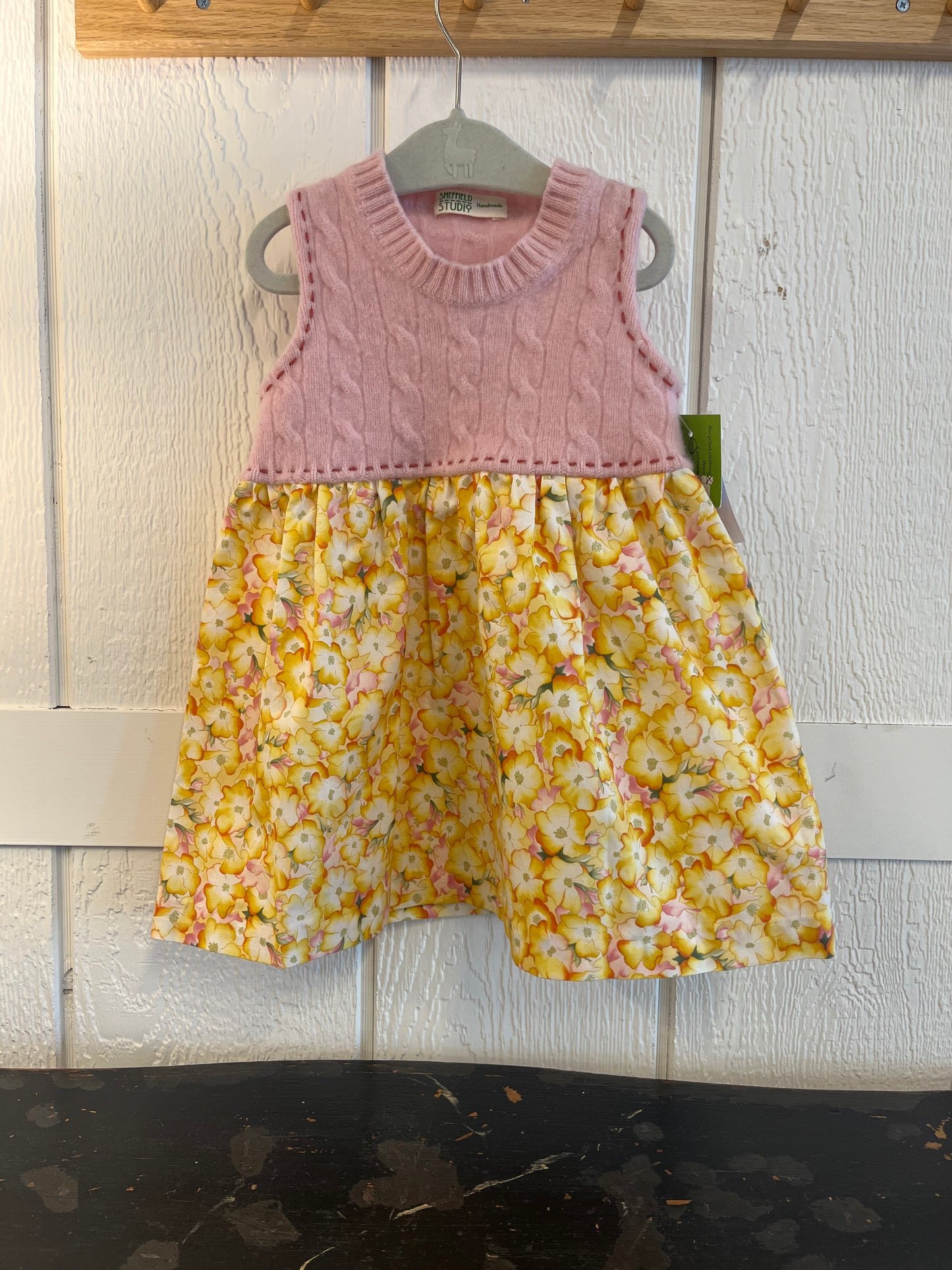 Repurposed Cashmere & Cotton Jumper 18-24M