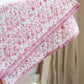Reversible Baby Blanket in Dusty Rose