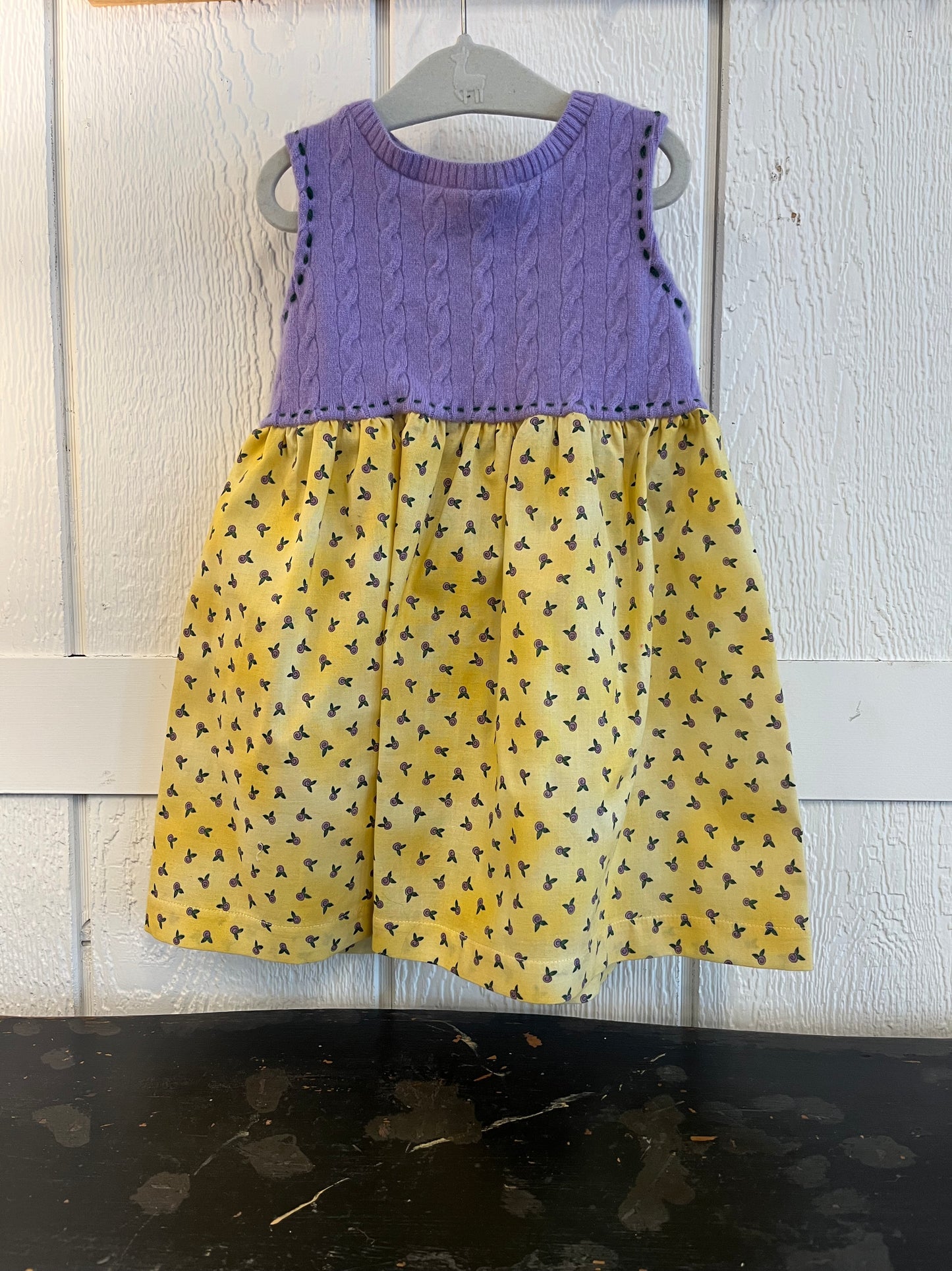 Repurposed Cashmere & Cotton Jumper 18-24M