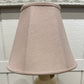 Hand sewn french linen lampshade