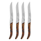 Tortoise Shell 4-Piece Steak Knife Set
