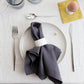 Dark Grey Linen Napkins Set of 2: 16"x16" | 40x40 cm