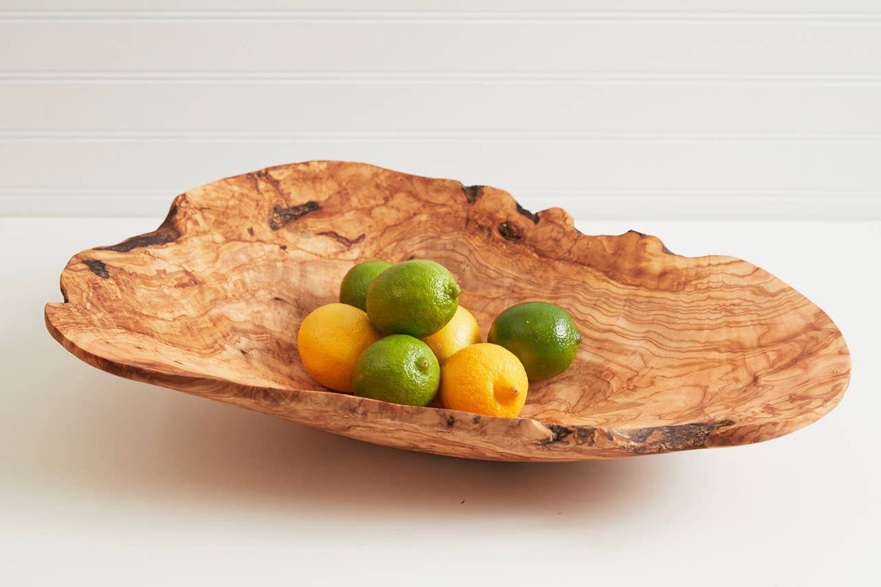 Italian Olive Wood Root Salad Bowl