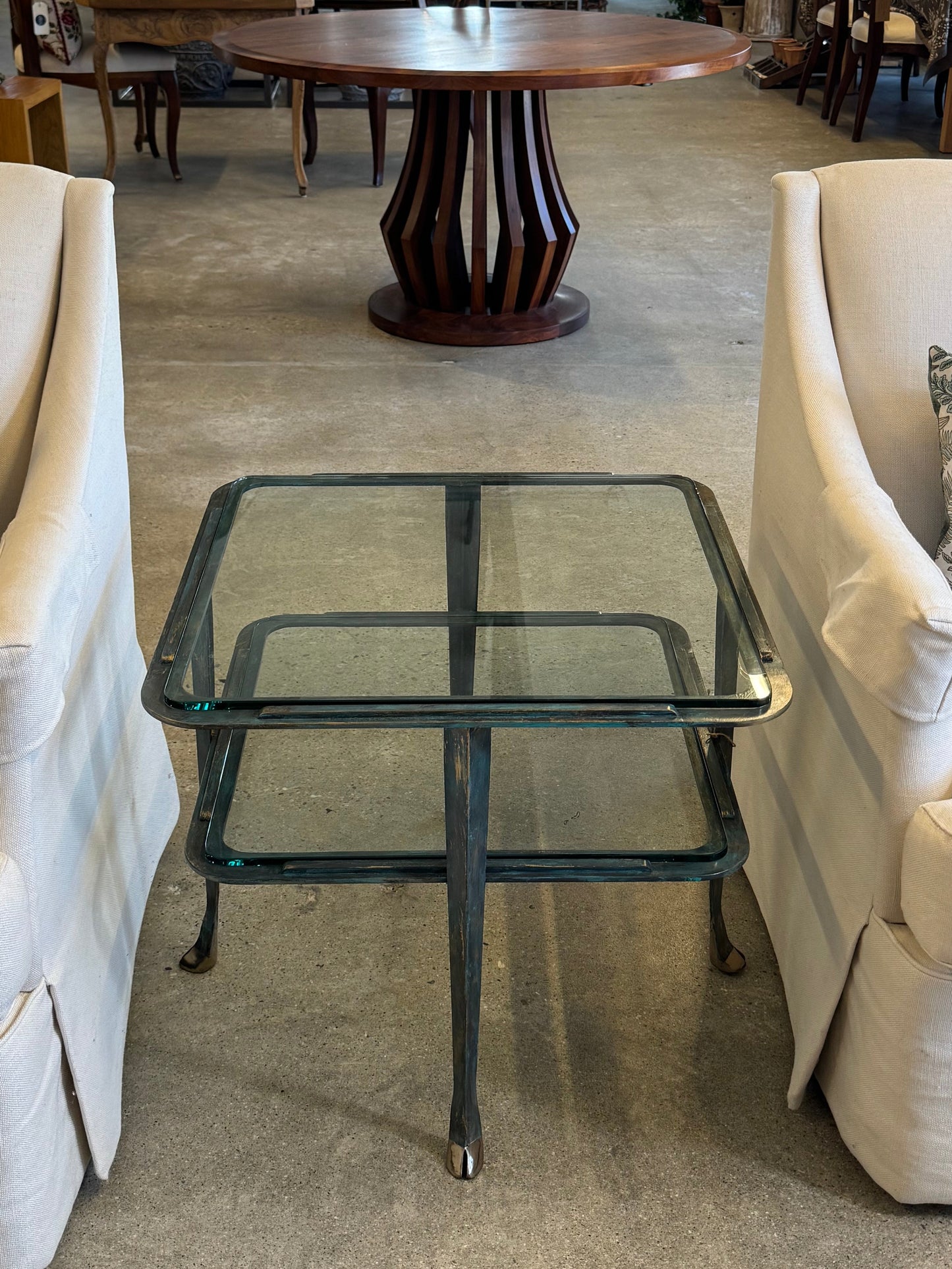 Glass Top Coffee Table