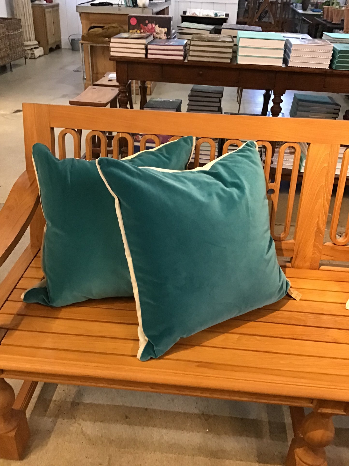 Designers Guild Ocean & Quartz Velour Pillow