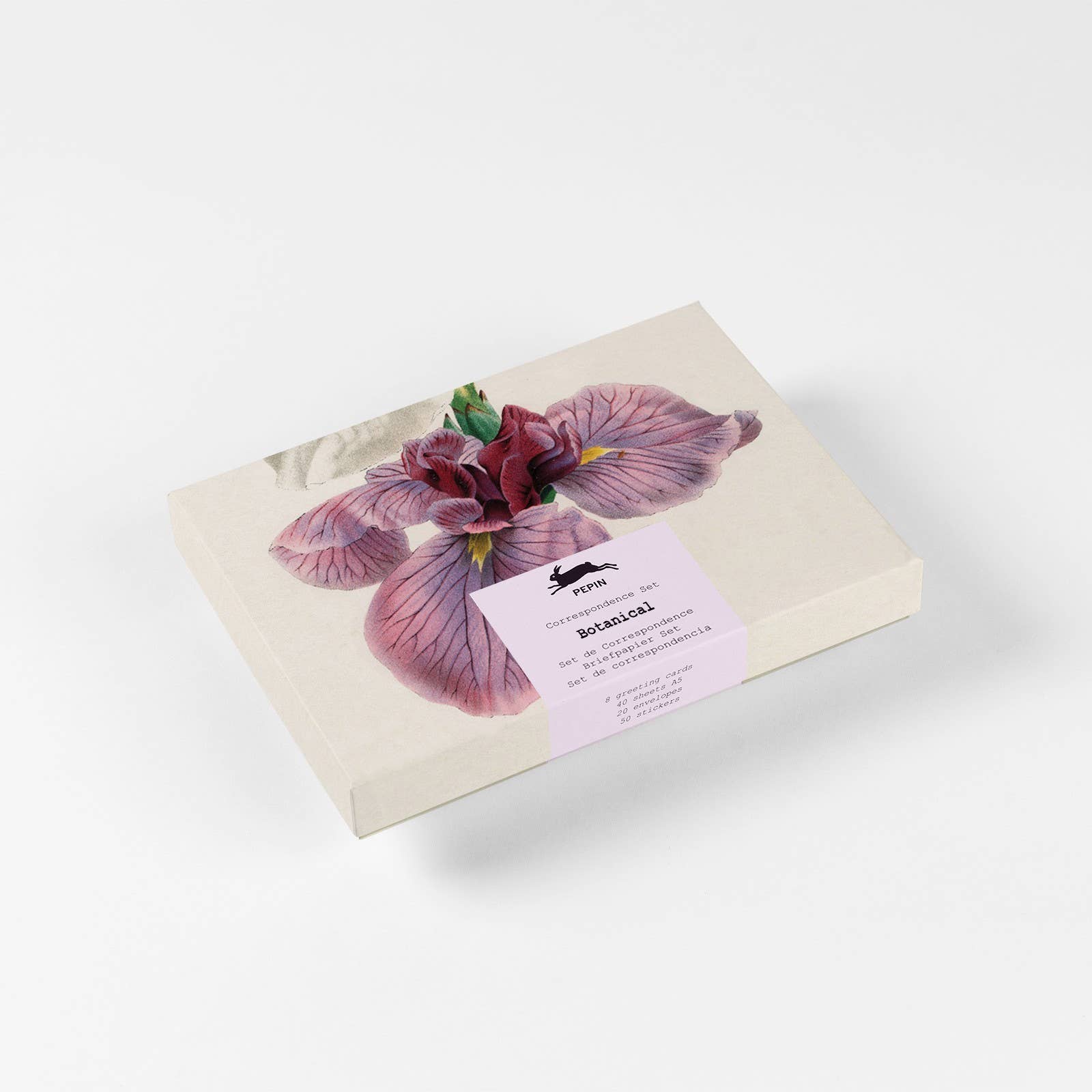 Lavender Botanical Correspondence Set 100 Main