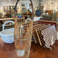 Vintage Woven Wine Basket