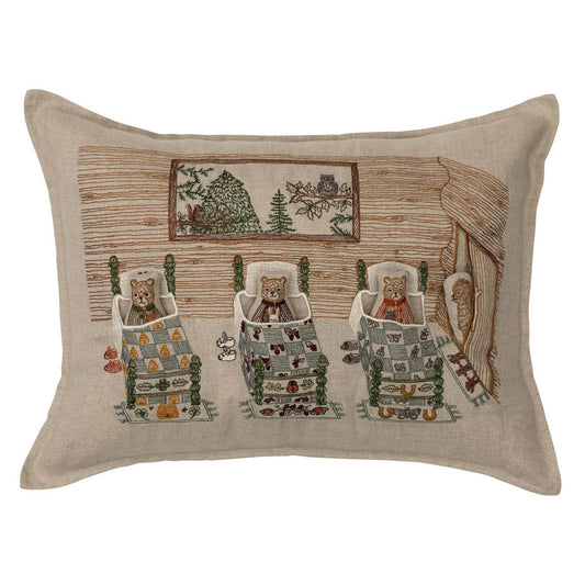 Three Little Bears Pocket Pillow