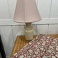Hand sewn french linen lampshade