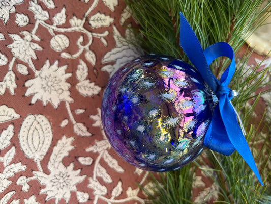 Handblown Glass Ornament - Winter Jewels