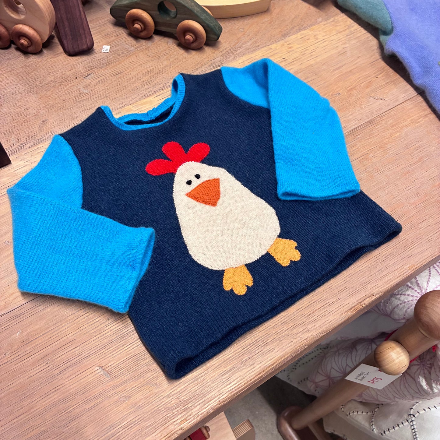 Repurposed Cashmere Children's Sweater - 12M