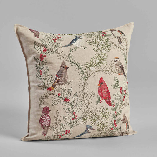 Feathered Flock Pillow