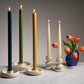 12" Taper Beeswax Candles: Cream