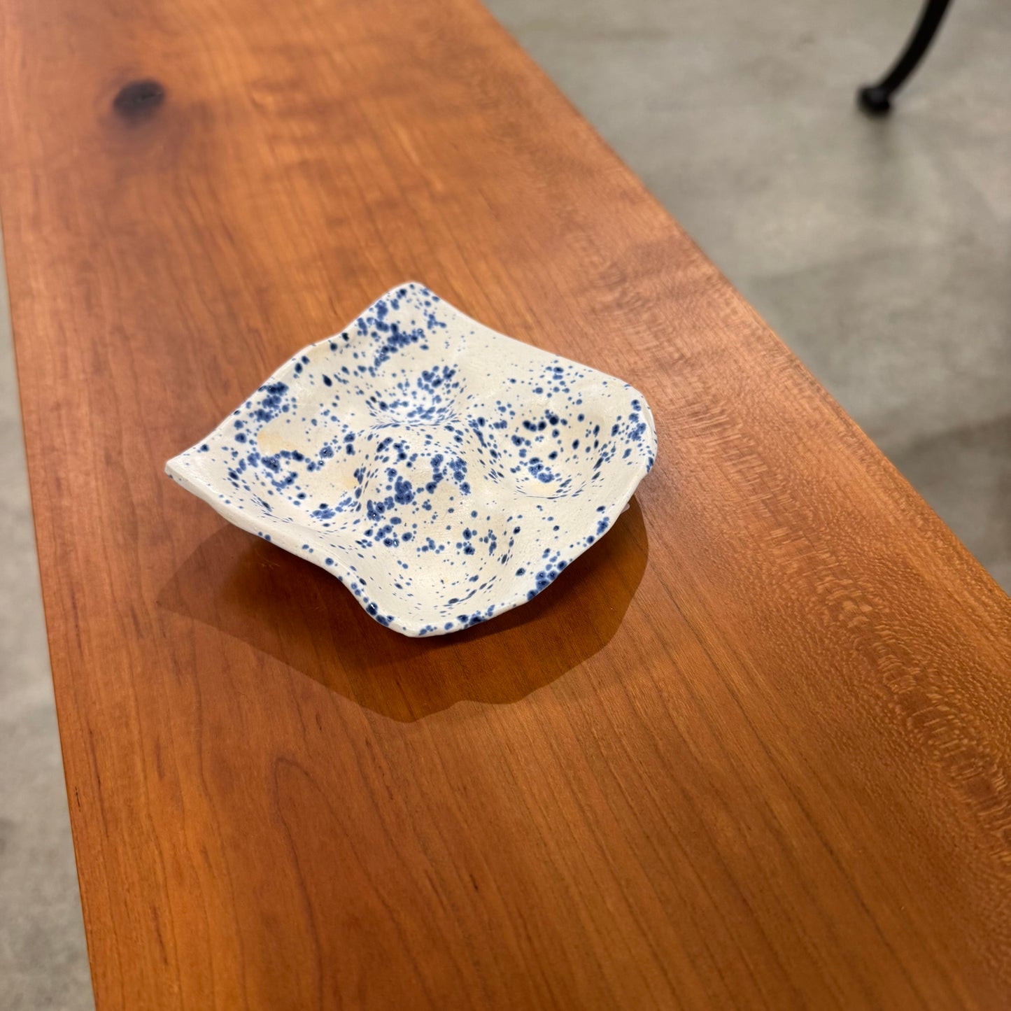 Egg Carton 4 Splatter Blue
