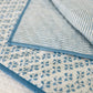 Reversible Baby Blanket in Blue