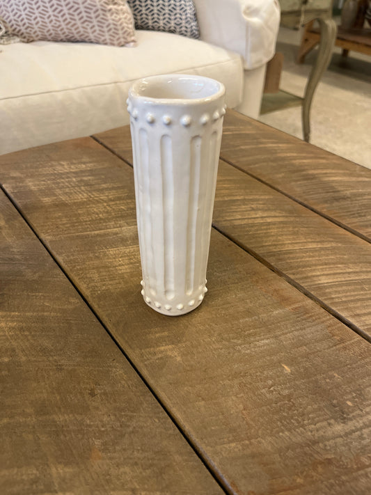 Striped and Dotted Vase