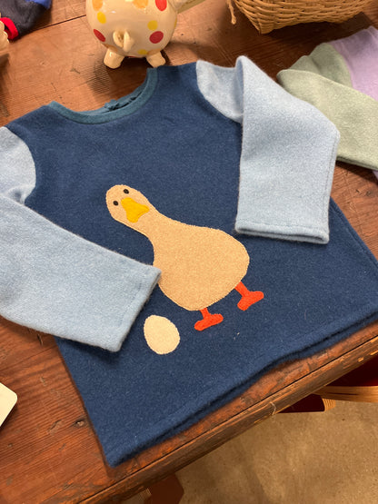 Repurposed Cashmere Children's Sweater - 3T