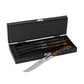 Tortoise Shell 4-Piece Steak Knife Set