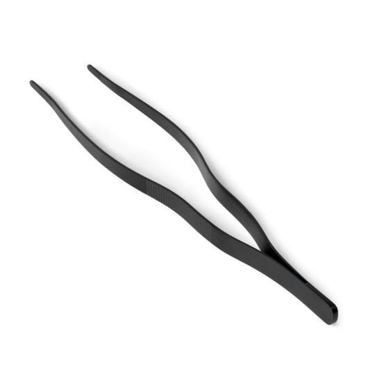 Black Stainless Steel Kitchen Tweezer Tongs