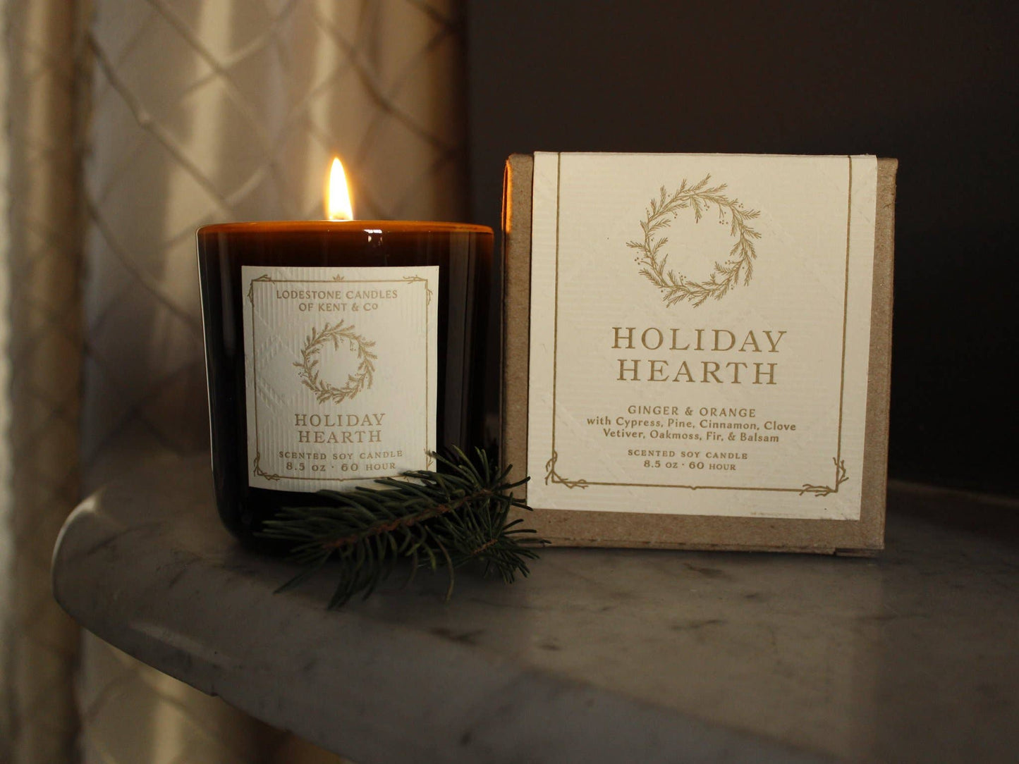 Holiday Hearth I Luxury Soy Candle