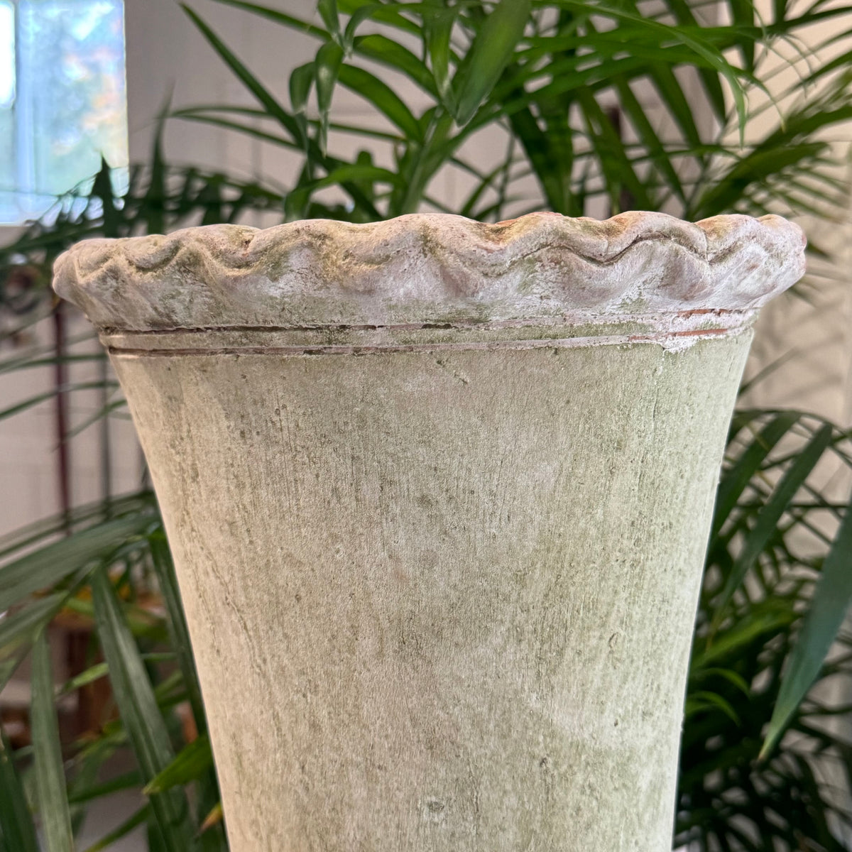 Rosy Brown 8" Piecrust Nursery Planter 100 Main