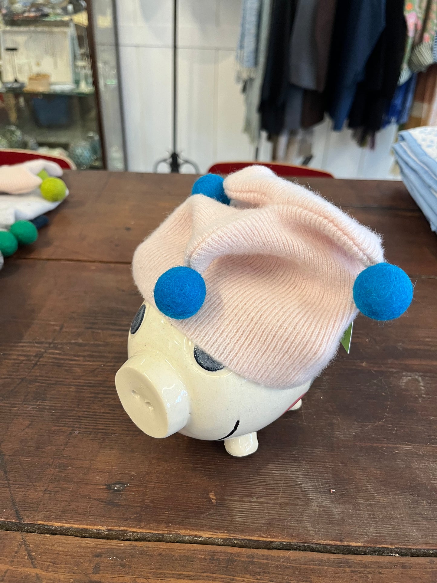 Repurposed Cashmere Baby Hat - Newborn
