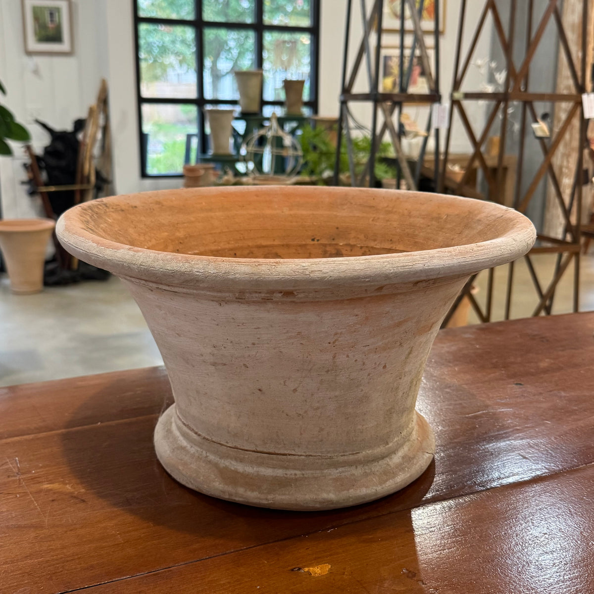 Dim Gray Moss Aged Rita Dear Planter Large Campo De Fiori